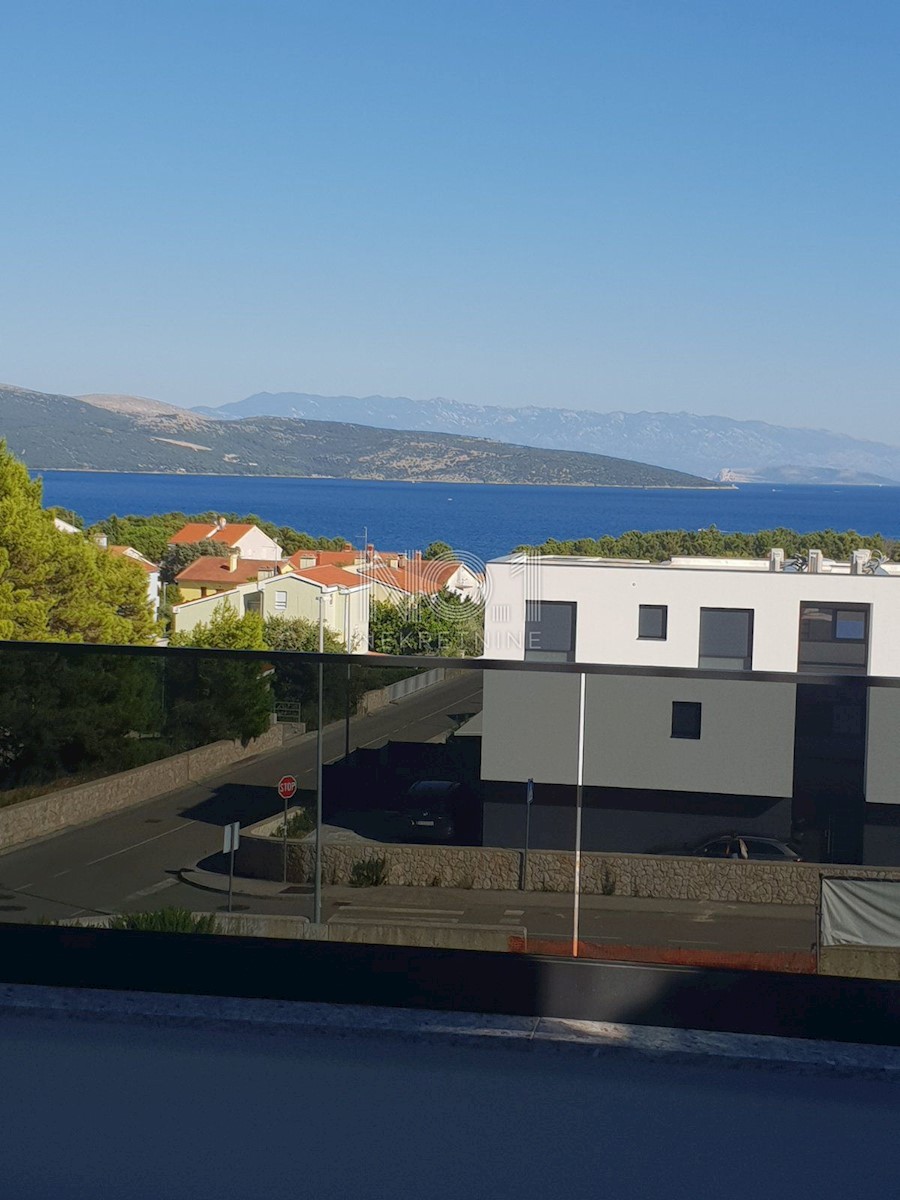Krk - S1 Luksuzna novogradnja s pogledom na morje