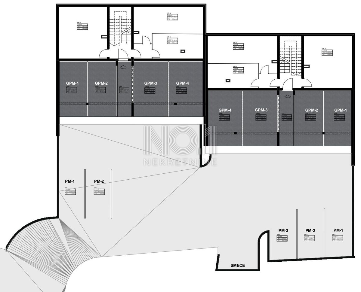 Lovran - apartmaji v novi urbani stavbi s pogledom na morje
