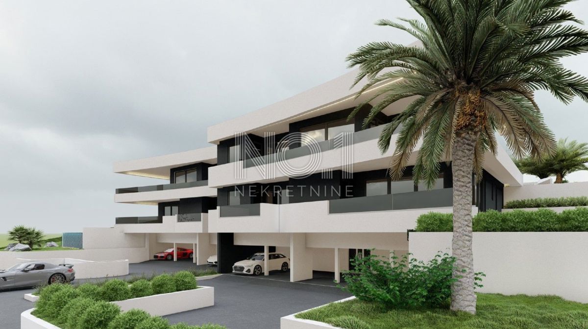 Lovran - apartmaji v novi urbani stavbi s pogledom na morje