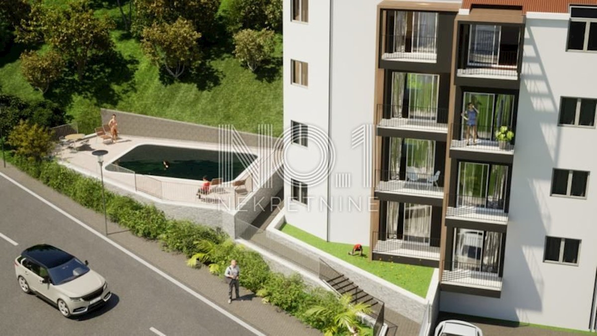 Crikvenica - prodaja novogradnje s čudovitim pogledom na morje