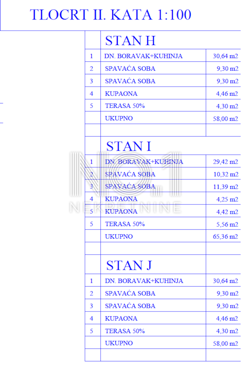 Stanovanje Tar, Tar-Vabriga, 65,36m2