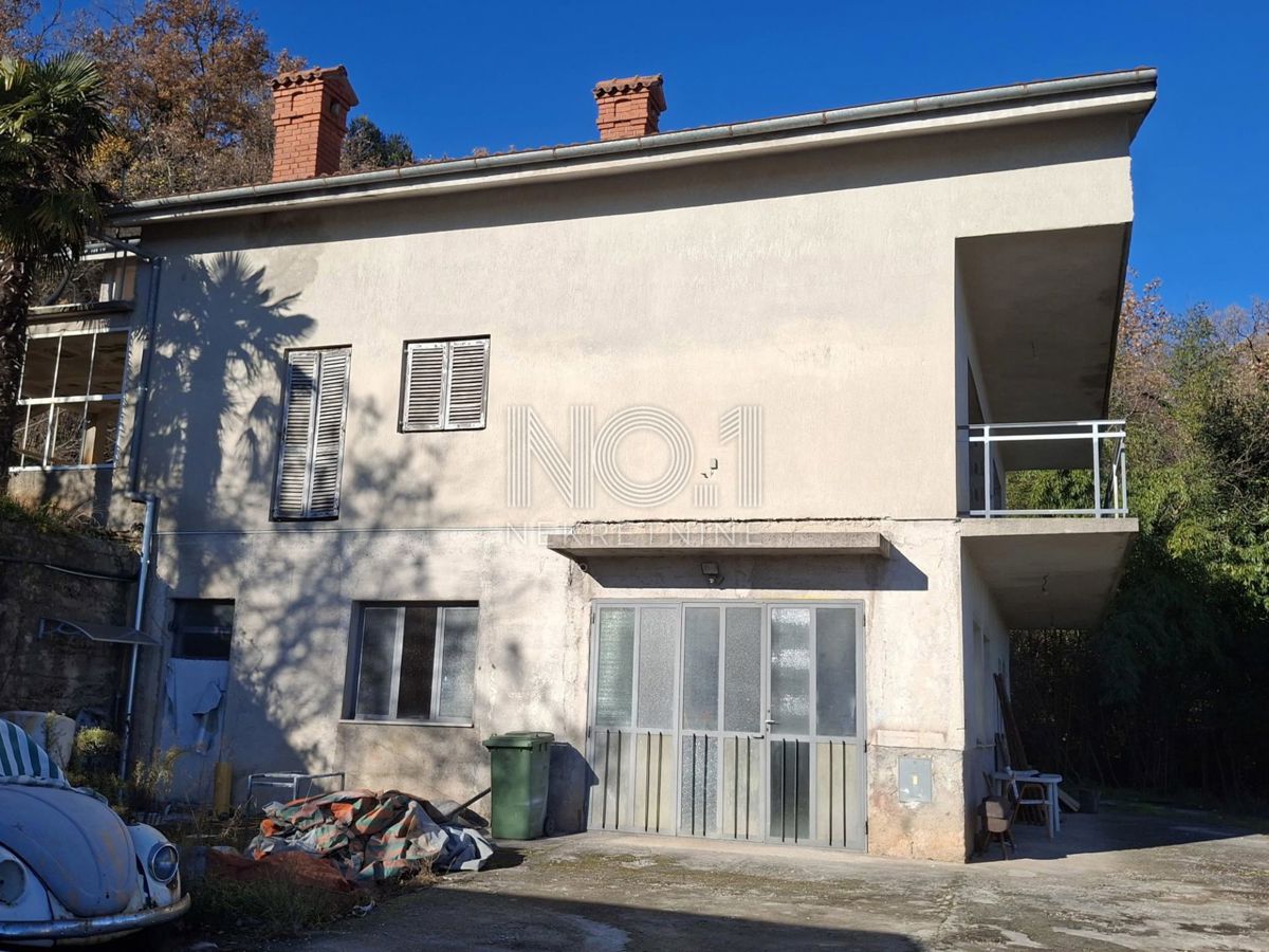 Matulji, Mihotići - prodaja hiše v neopremljeni fazi s čudovitim pogledom na morje