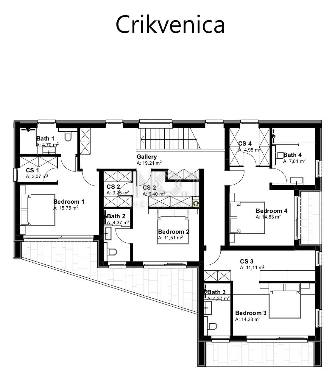 Hiša Crikvenica, 380m2