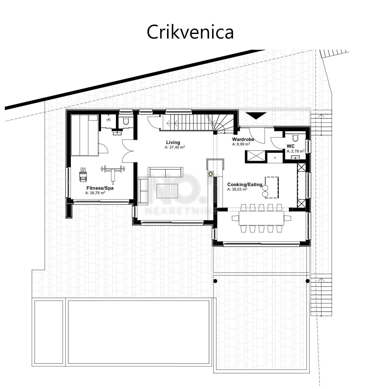 Hiša Crikvenica, 380m2