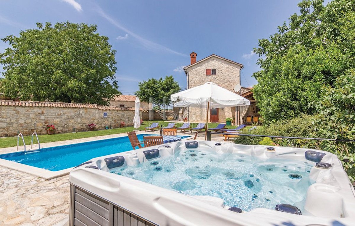 Tinjan - kamnita avtohtona vila z gradbiščem