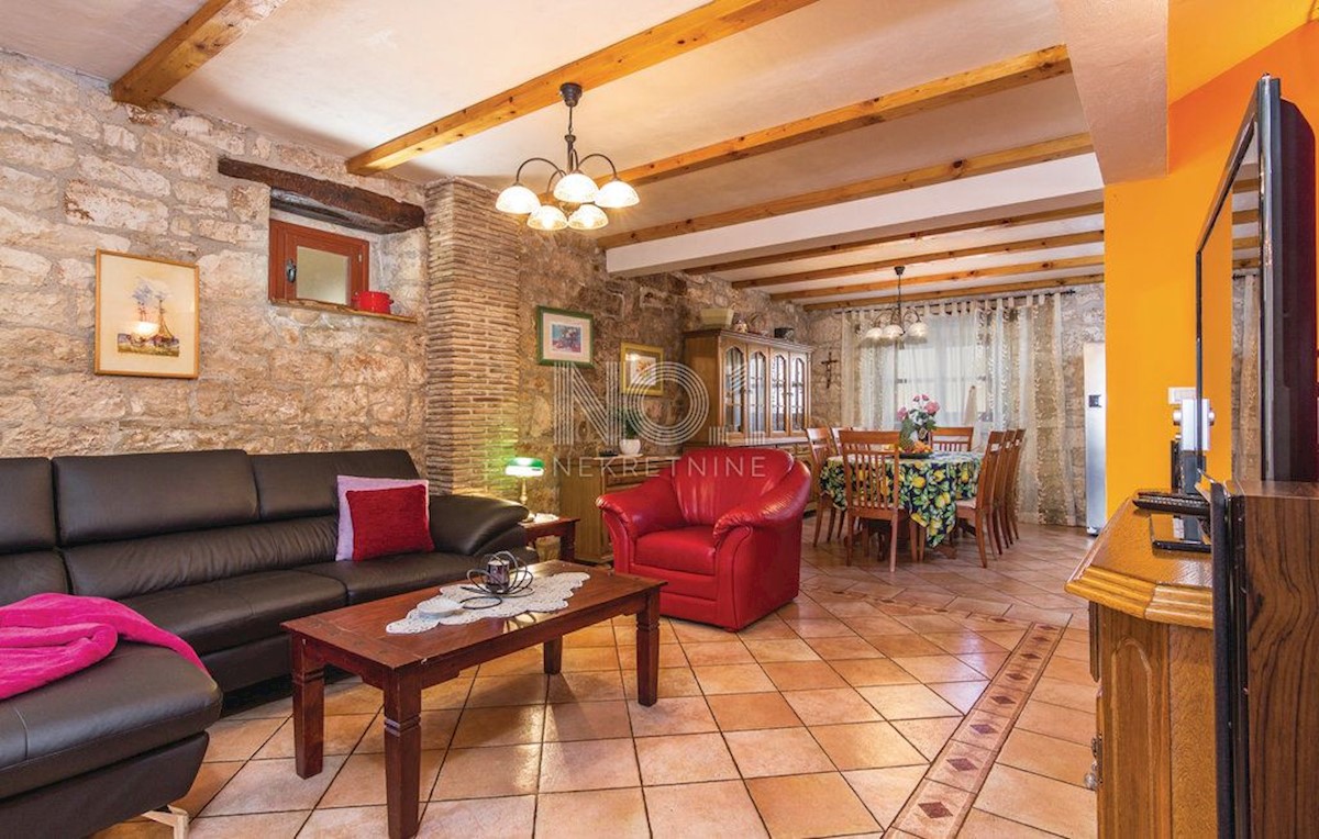 Tinjan - kamnita avtohtona vila z gradbiščem