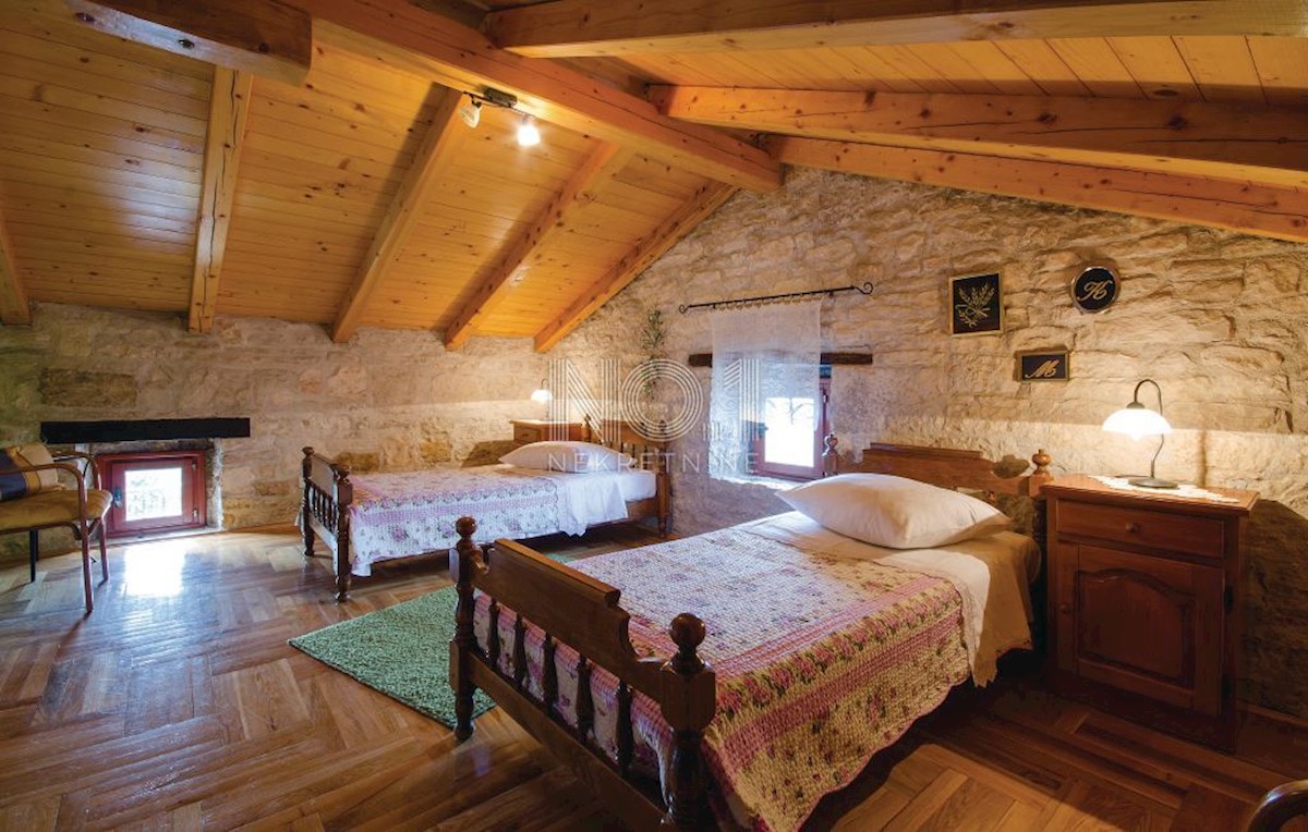 Tinjan - kamnita avtohtona vila z gradbiščem