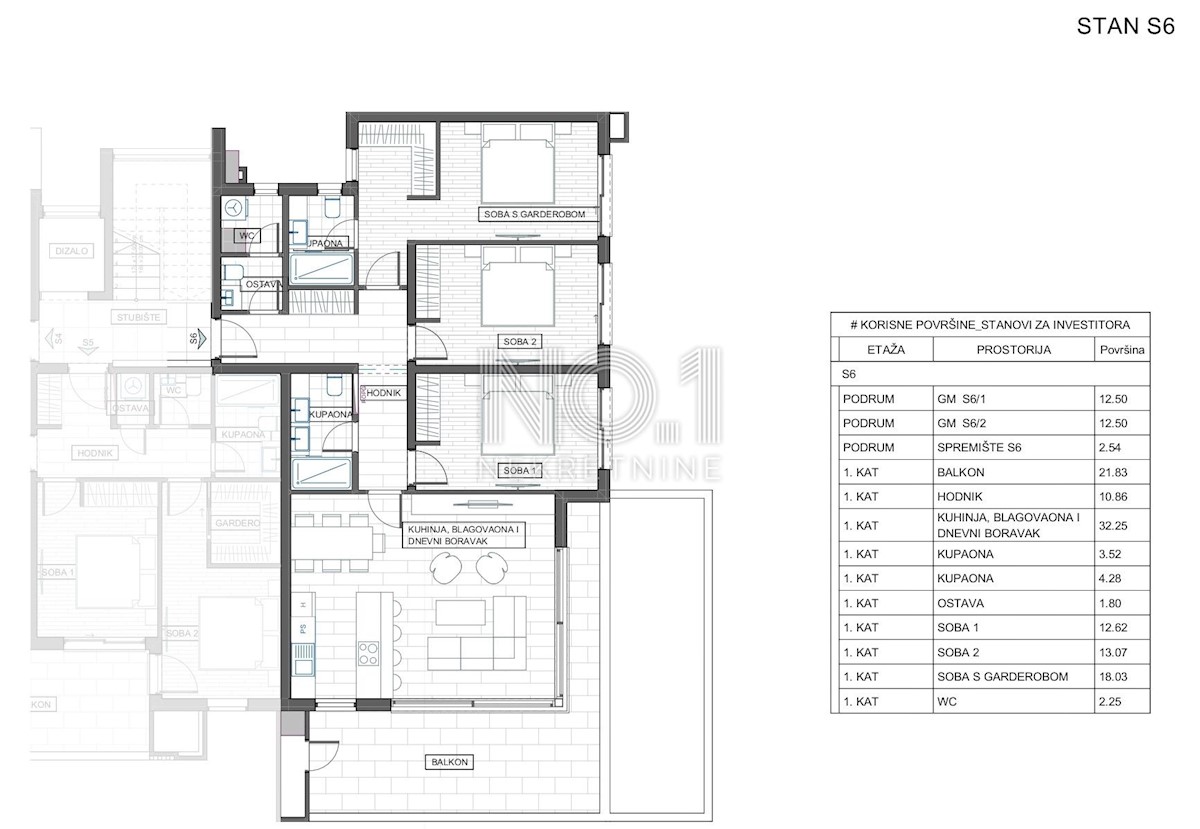 Stanovanje Trsat, Rijeka, 119,10m2