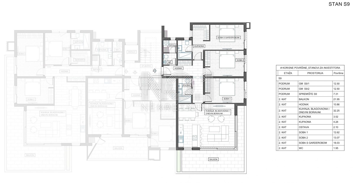 Stanovanje Trsat, Rijeka, 119,10m2