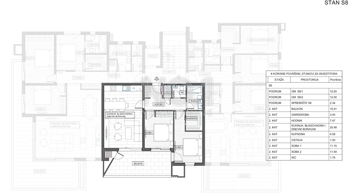Stanovanje Trsat, Rijeka, 119,10m2