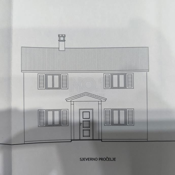Okolica Motovuna - zazidljivo zemljišče z dovoljenjem in pričetek gradnje