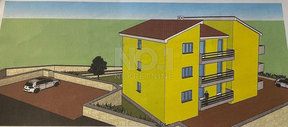 Kastav - sale of construction land with construction permit