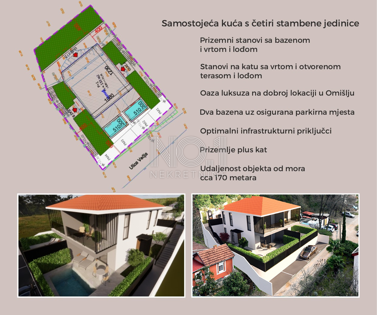 Omišalj - prodaja apartmajev v novogradnji