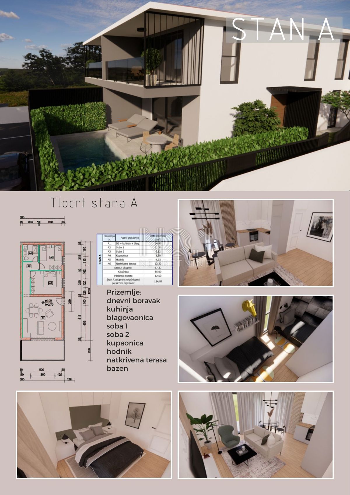 Omišalj - prodaja apartmajev v novogradnji