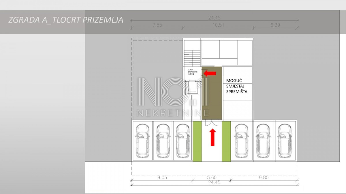 Rabac - prodaja zemljišča s projektom za gradnjo hiše