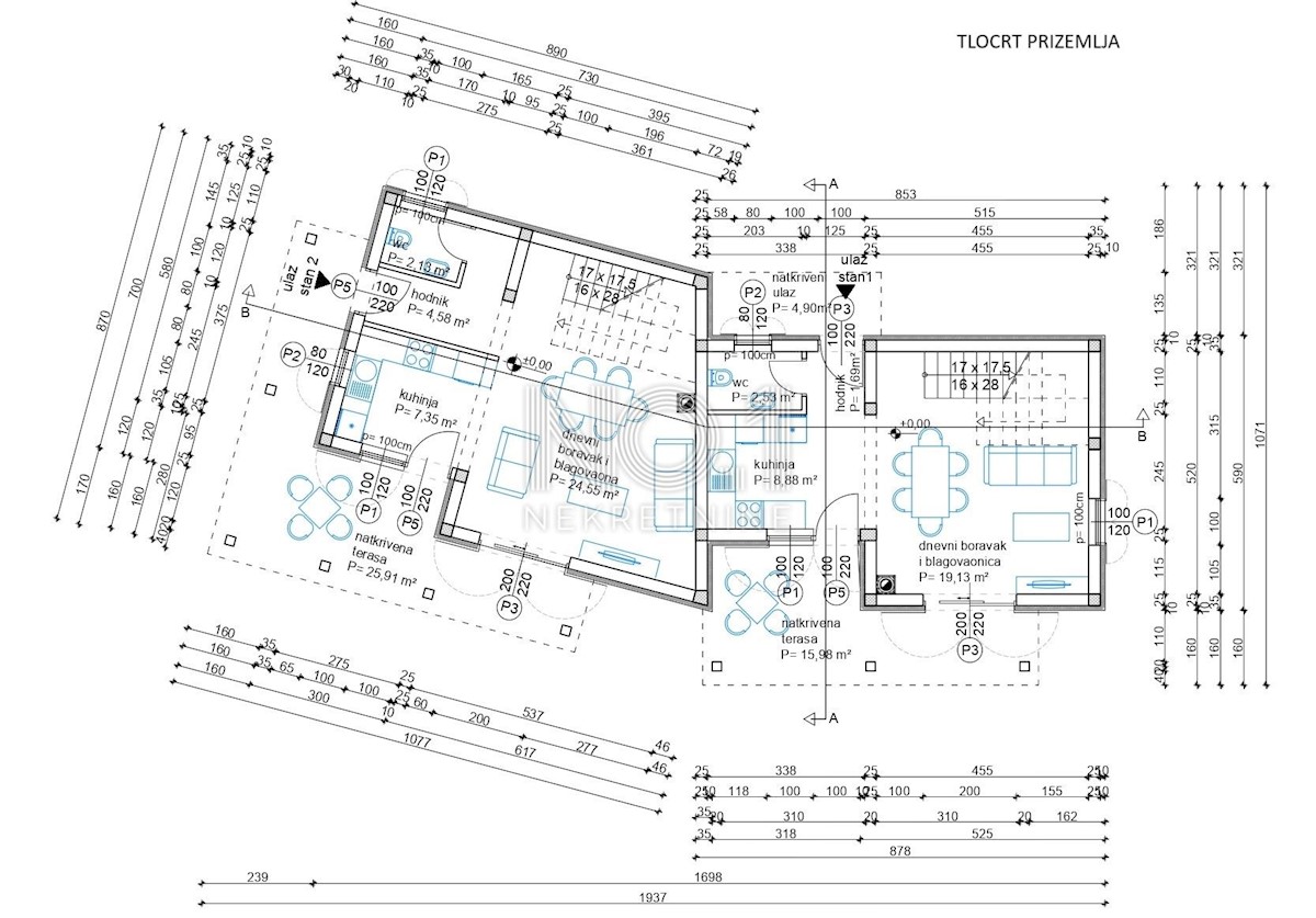 Hiša Jadranovo, Crikvenica, 103,30m2