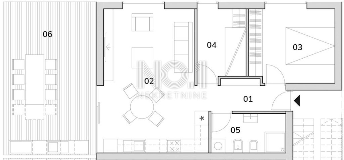 Brtonigla - apartma A20 v novogradnji
