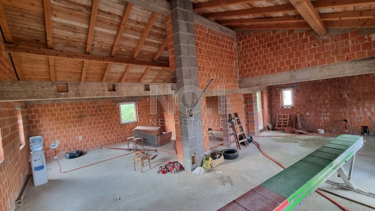Kraljevica - Rohbau hiša s pogledom na morje