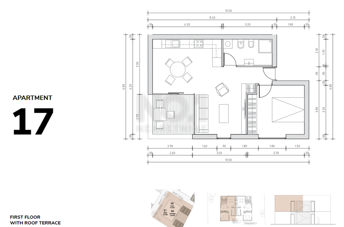 Brtonigla - apartma A17 v novogradnji