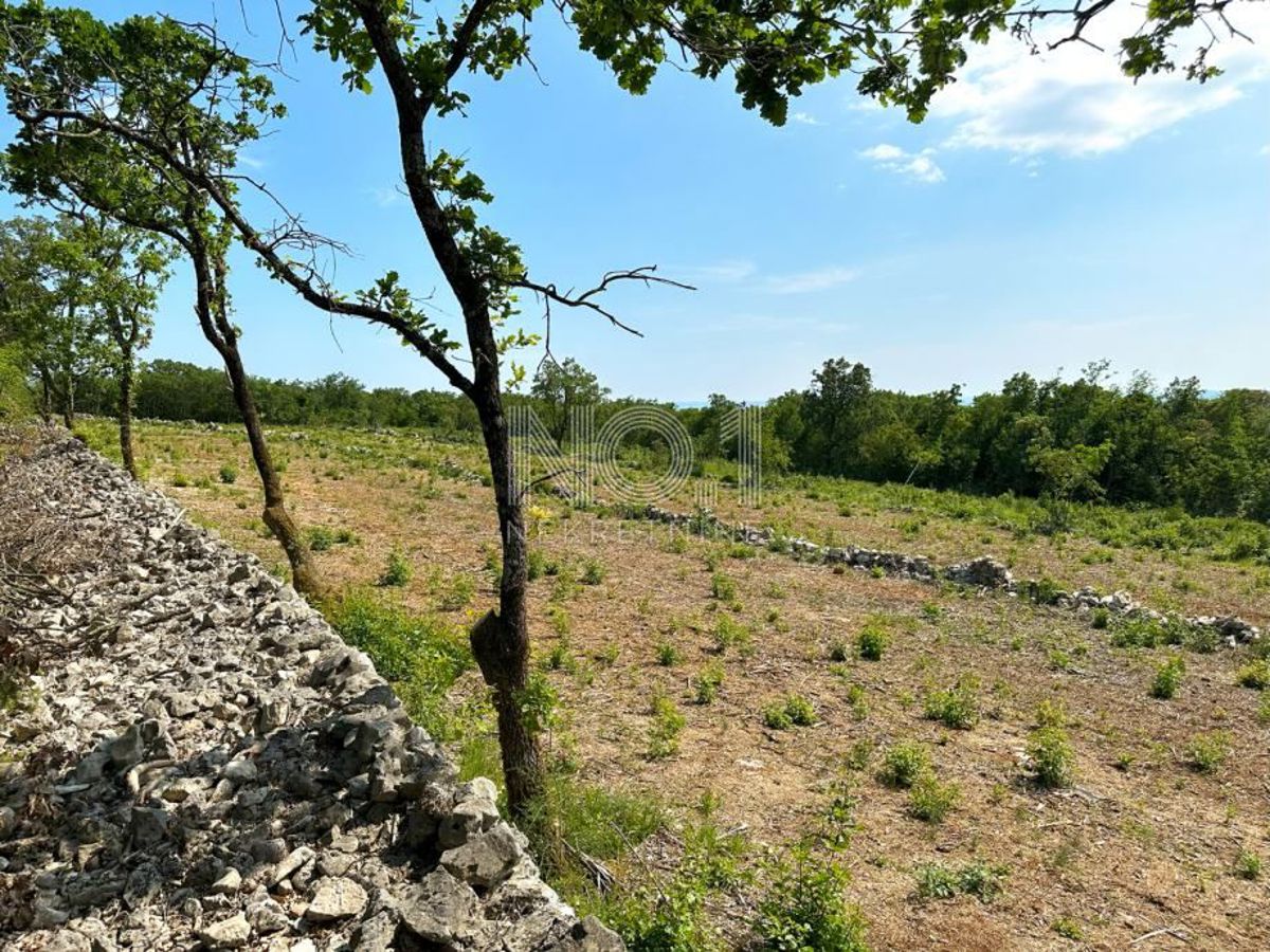 Labin - prodaja gradbenega zemljišča s pogledom na morje