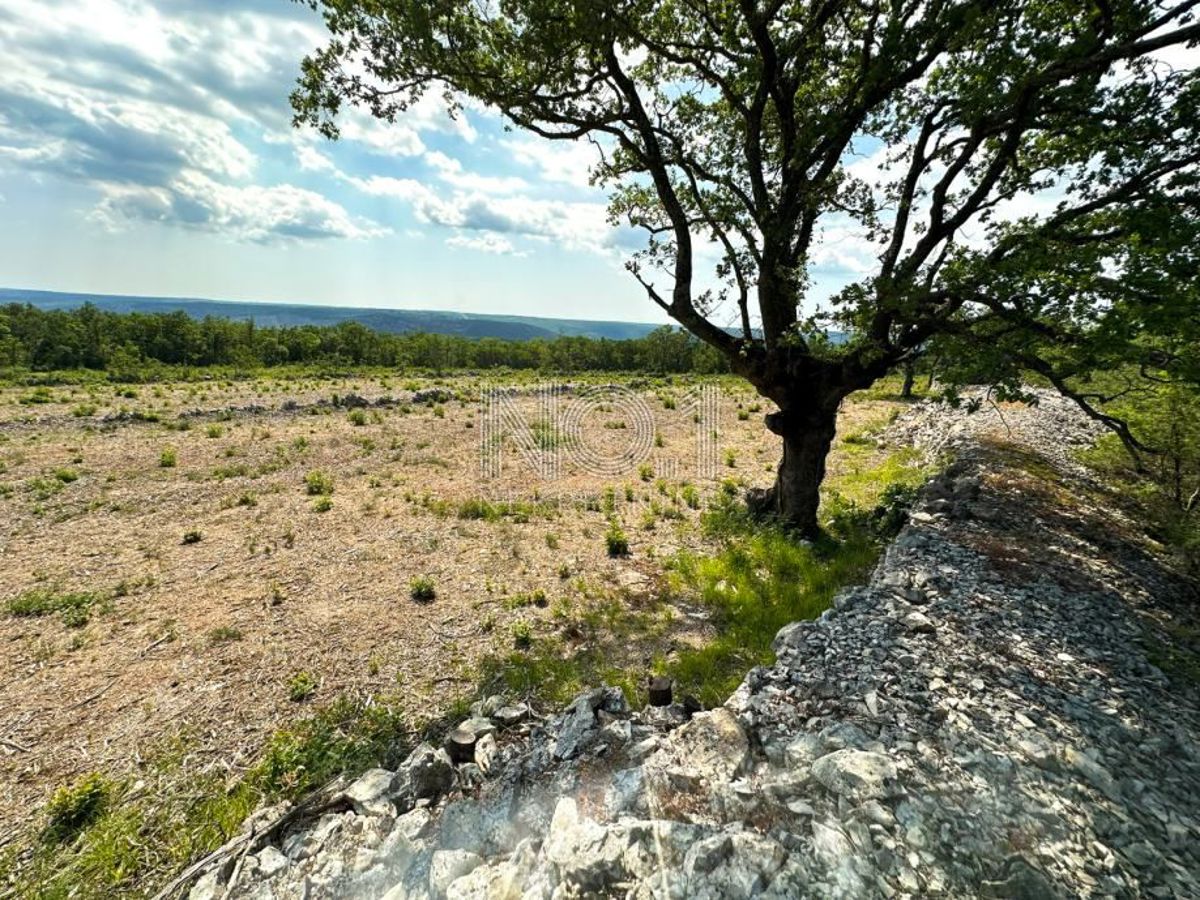 Labin - prodaja gradbenega zemljišča s pogledom na morje