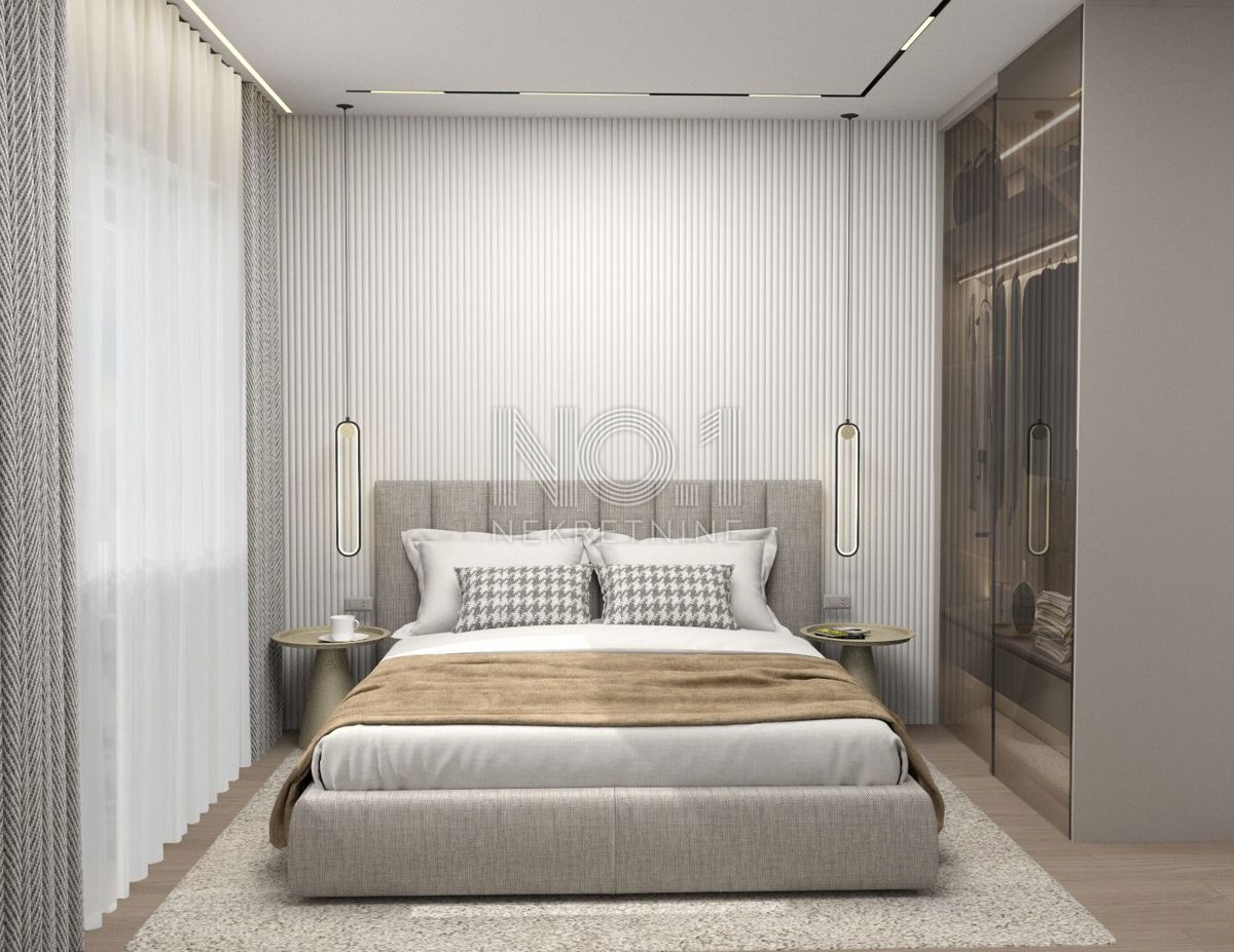 Lovran - apartmaji v novi urbani stavbi s pogledom na morje