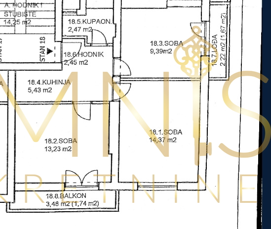 Lovran – stanovanje 53 m² s panoramskim pogledom na morje