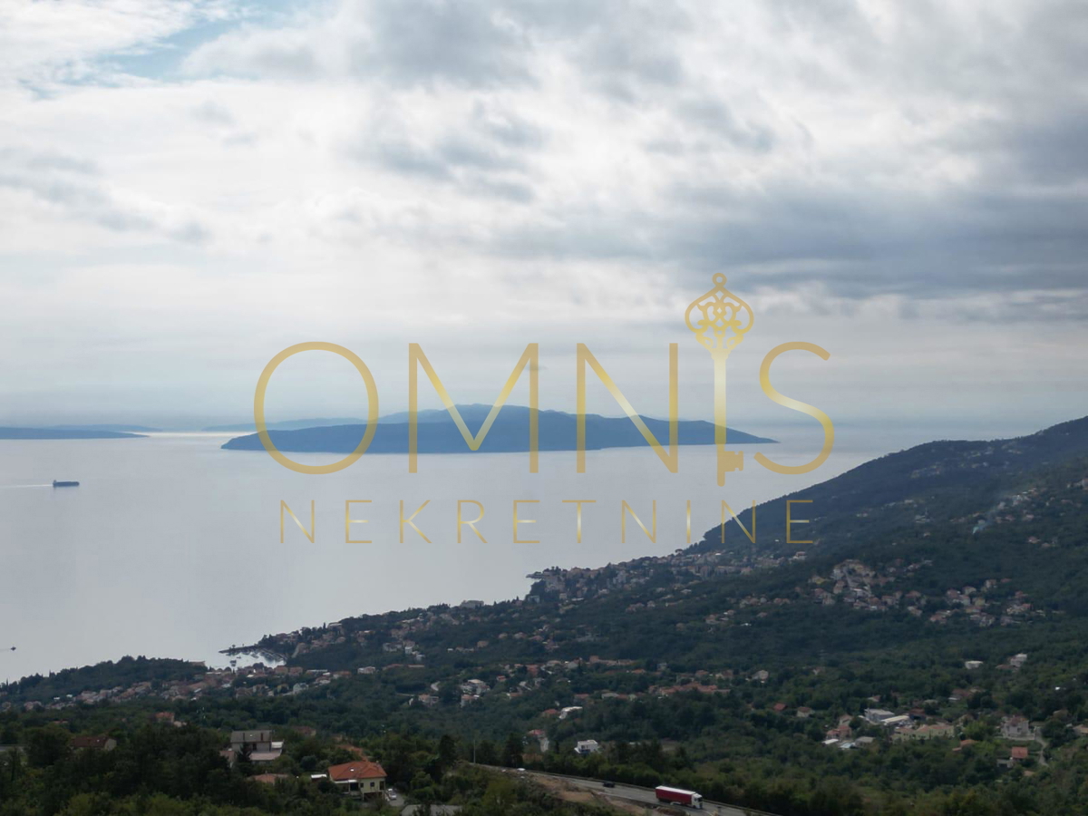 Veprinac – zazidljivo zemljišče z razgledom na morje
