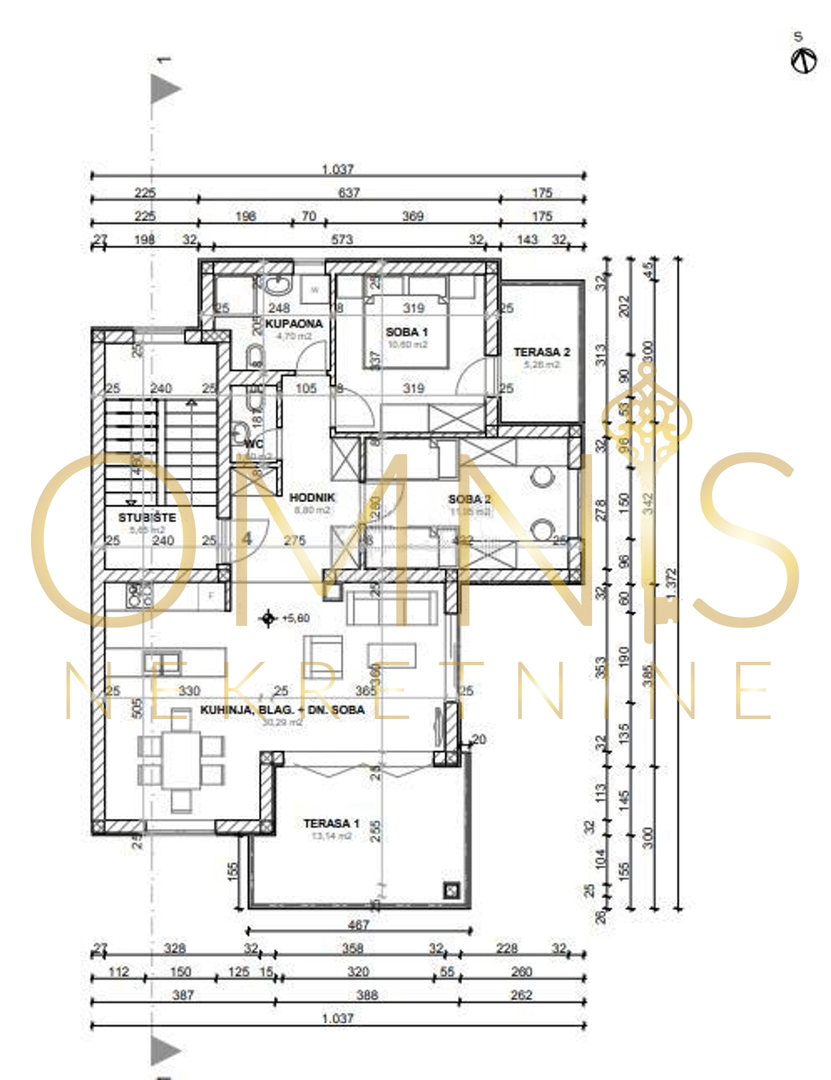 NOVOGRADNJA S POGLEDOM NA MORJE – STANOVANJE 68 m², NJIVICE
