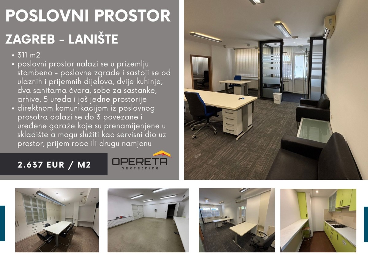 Prodaja, Ured, Lanište, Jaruščica, 311m2
