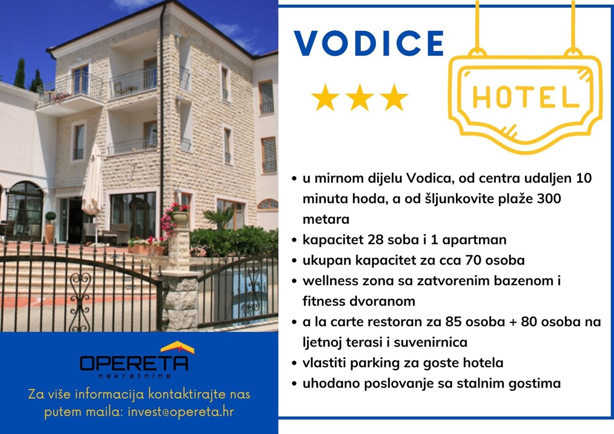 Prodaja, Hotel, Vodice, Ul. Lasan Ante Kabalera , 2080m2