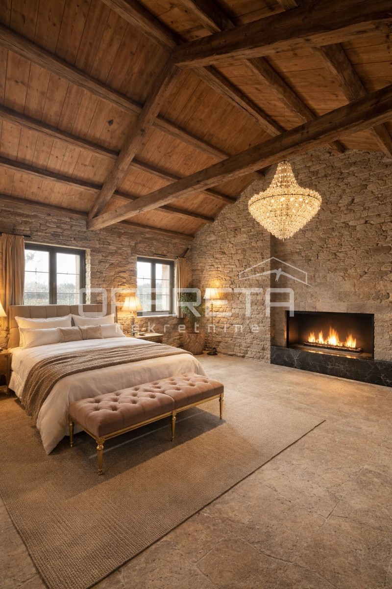 Buje, Kaštel - posestvo 1909 m2 z gostinsko namembnostjo in nastanitvijo