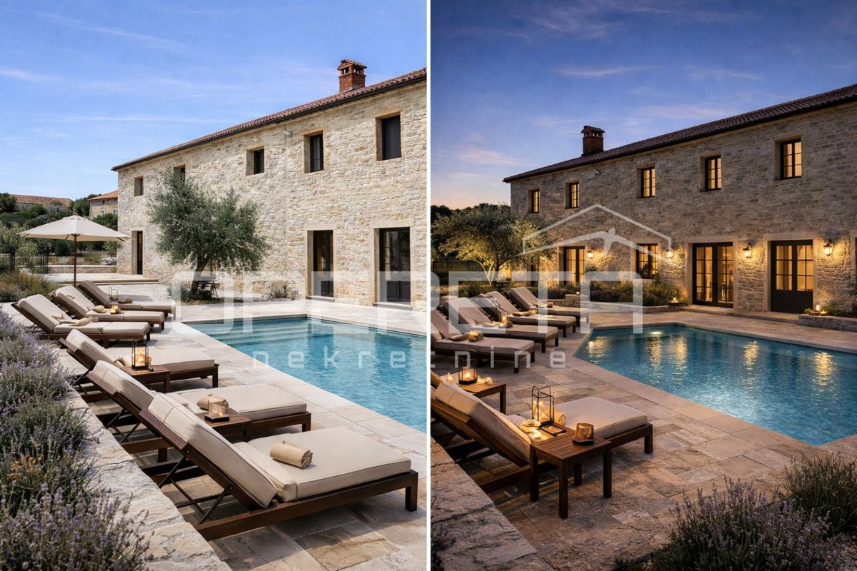 Buje, Kaštel - posestvo 1909 m2 z gostinsko namembnostjo in nastanitvijo