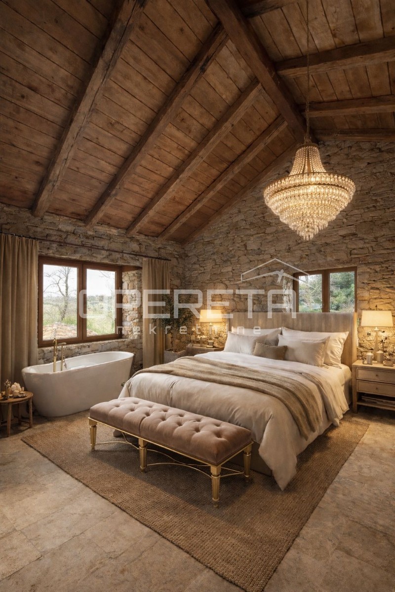 Buje, Kaštel - posestvo 1909 m2 z gostinsko namembnostjo in nastanitvijo