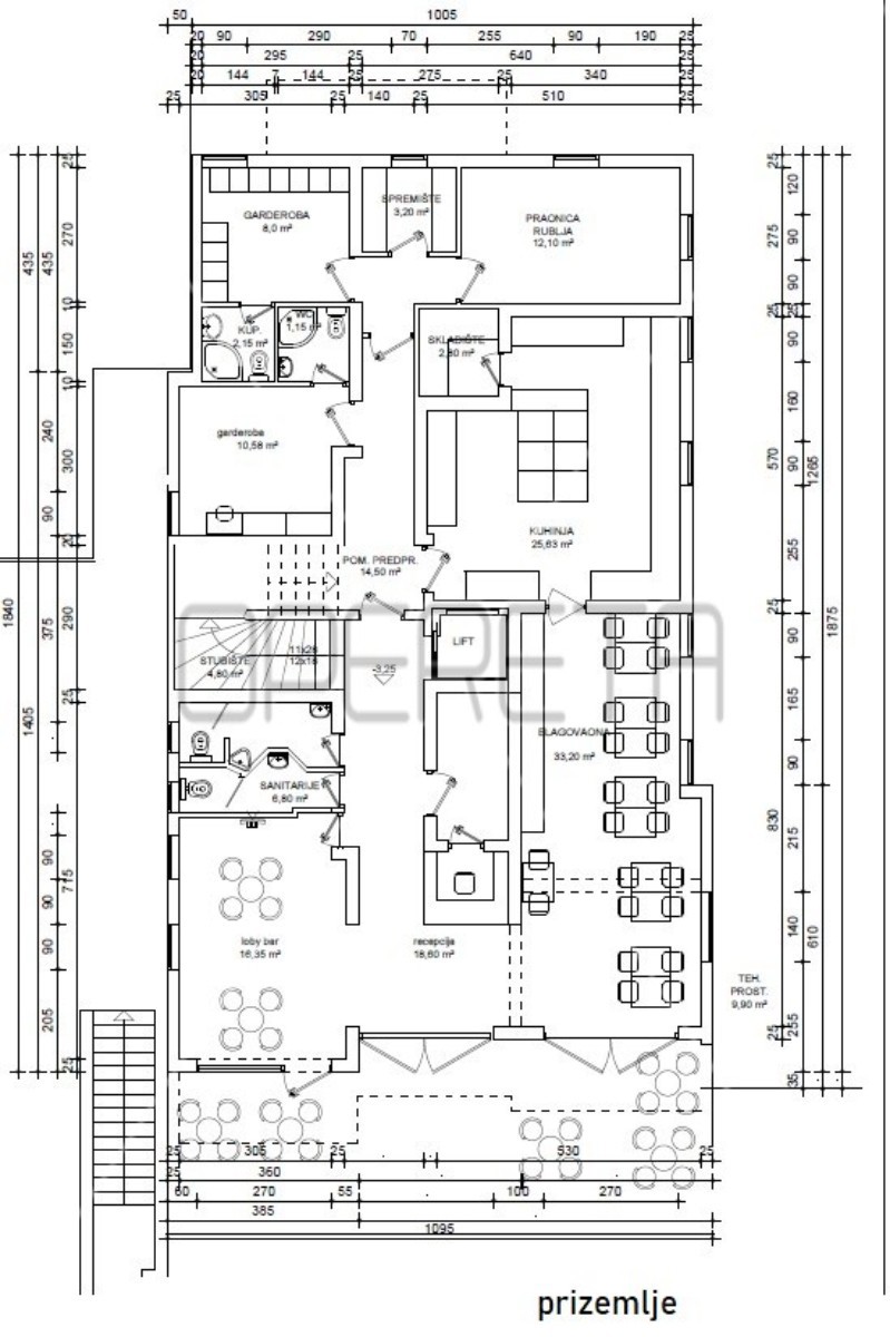 Prodaja, Hotel, Pag, Vukovarska, 1200m2