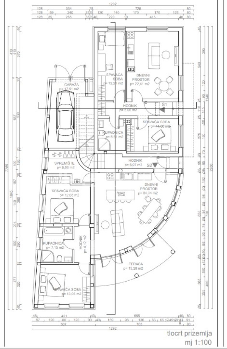 Prodaja, Hiša, Ludbreg, centar, Hiša u nizu, 221m2