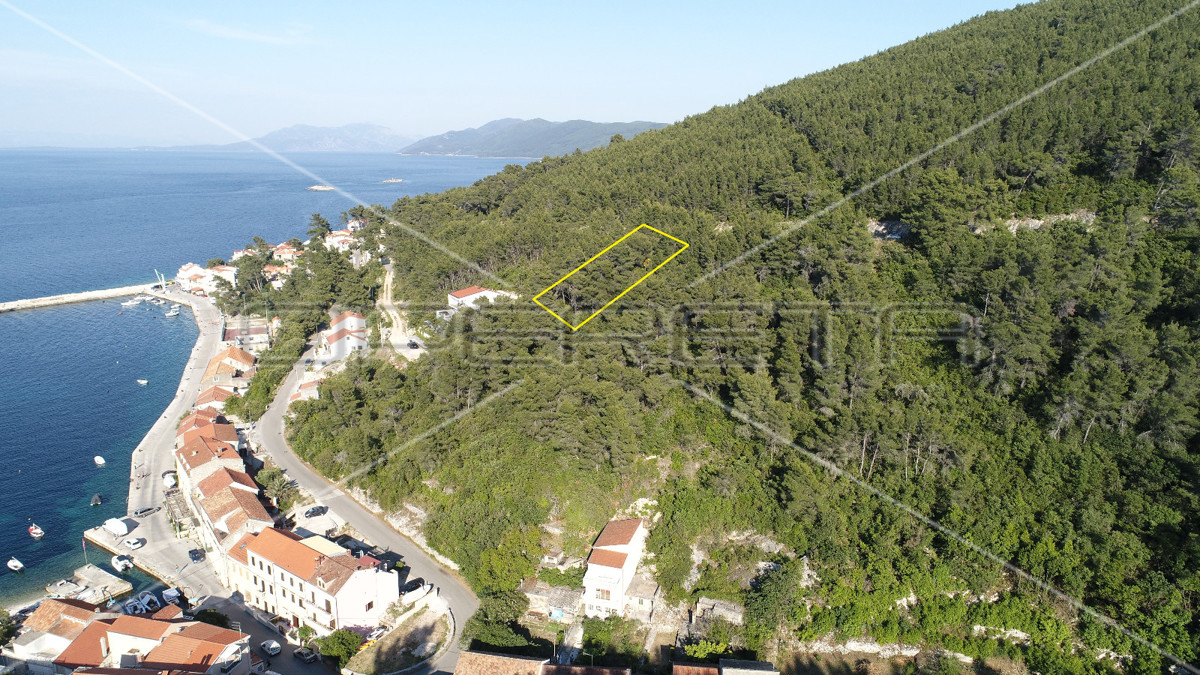 Gradbeno zemljišče s pogledom na morje, 420 m2, Prigradica