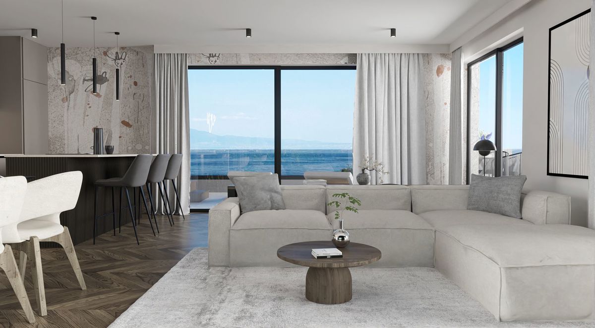 Prvi red do morja! Luksuzni apartma s pogledom na morje - Njivice