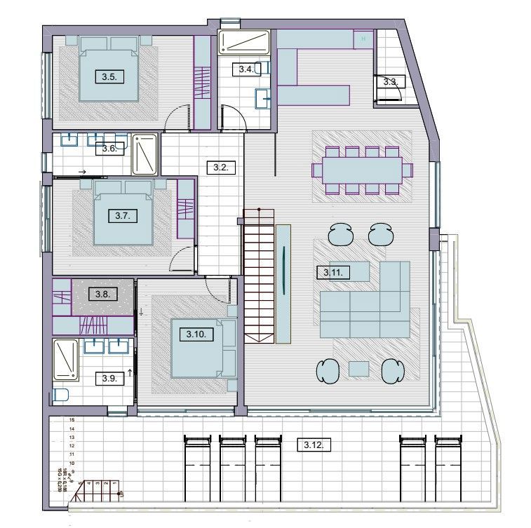 Luksuzni penthouse v vili, novogradnja