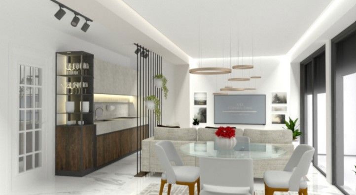 Krk - novogradnja, velik dvoetažni apartma s pogledom na morje