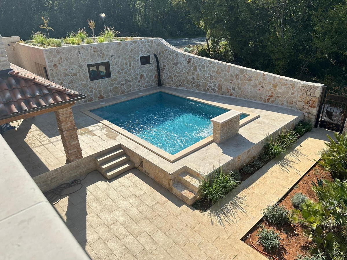 Luksuzna rustikalna vila s bazenom - otok Krk
