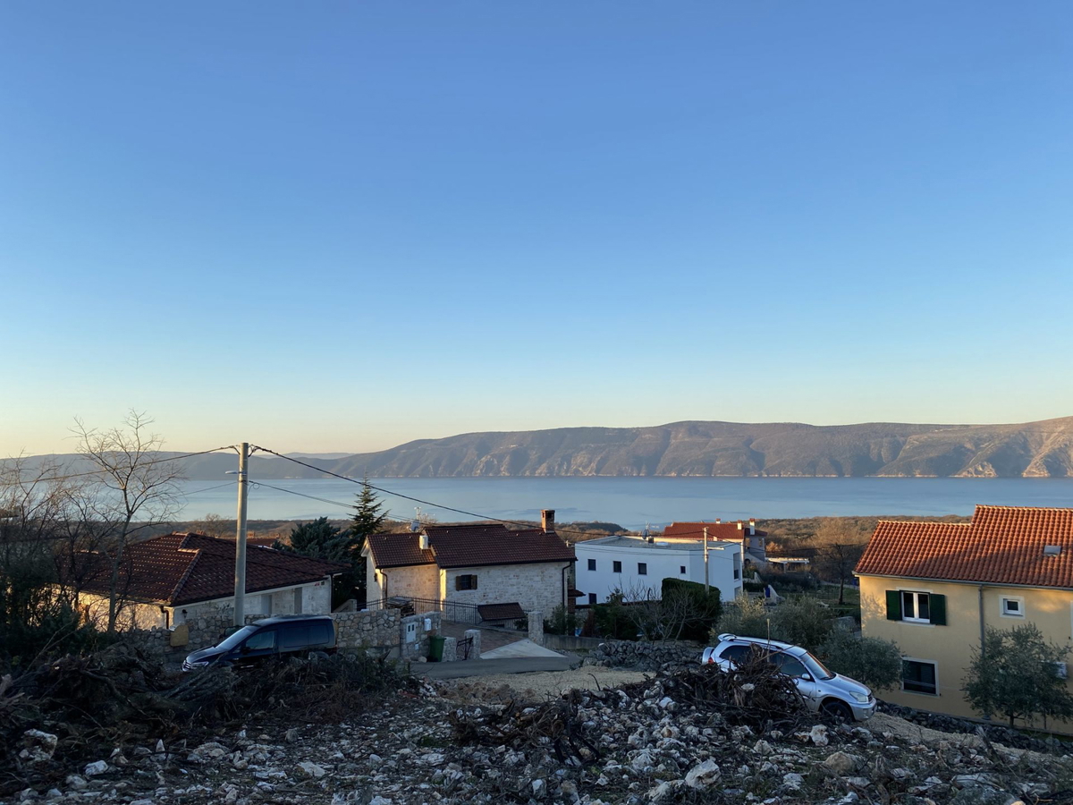 Gradbena parcela v Linardićih, pogled na morje