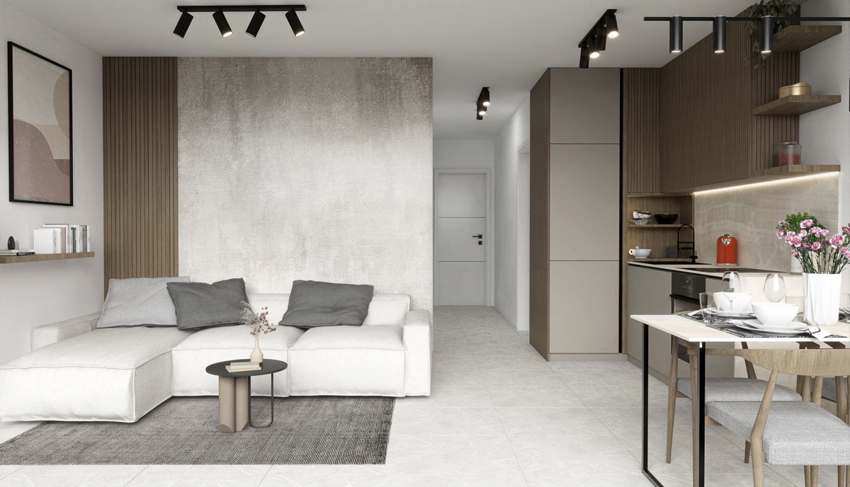 Moderen penthouse v bližini morja