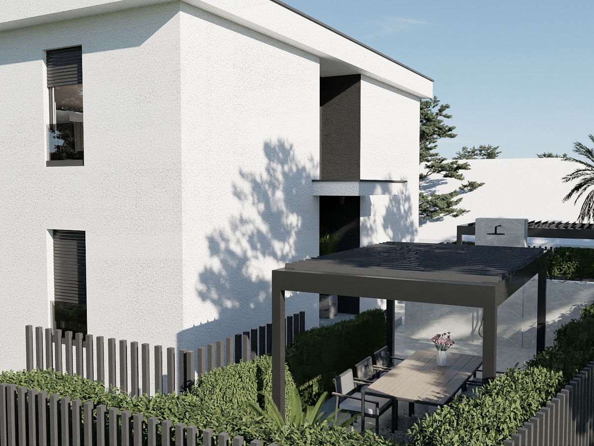 Moderen penthouse v bližini morja