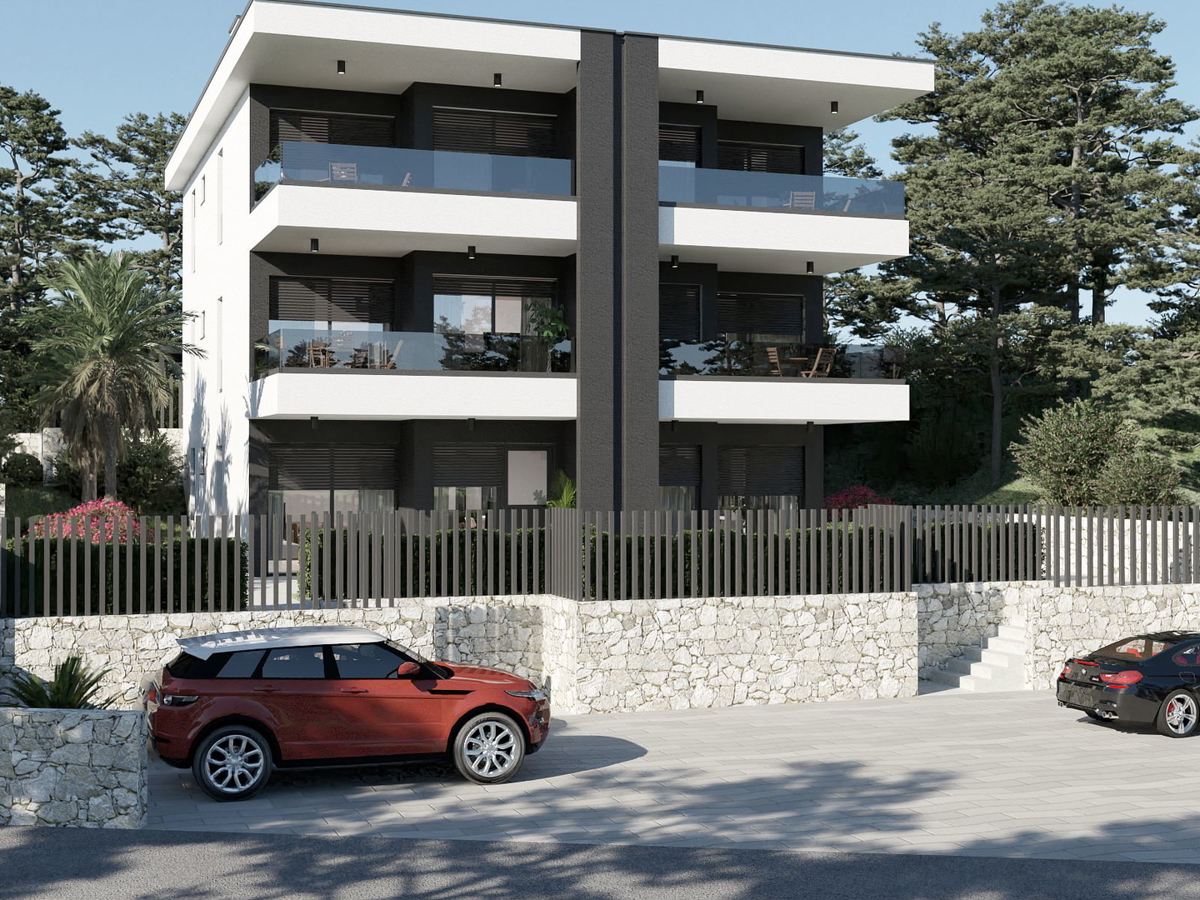 Moderen penthouse v bližini morja