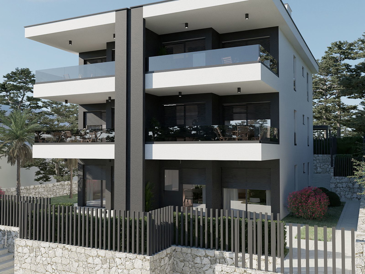 Moderen penthouse v bližini morja
