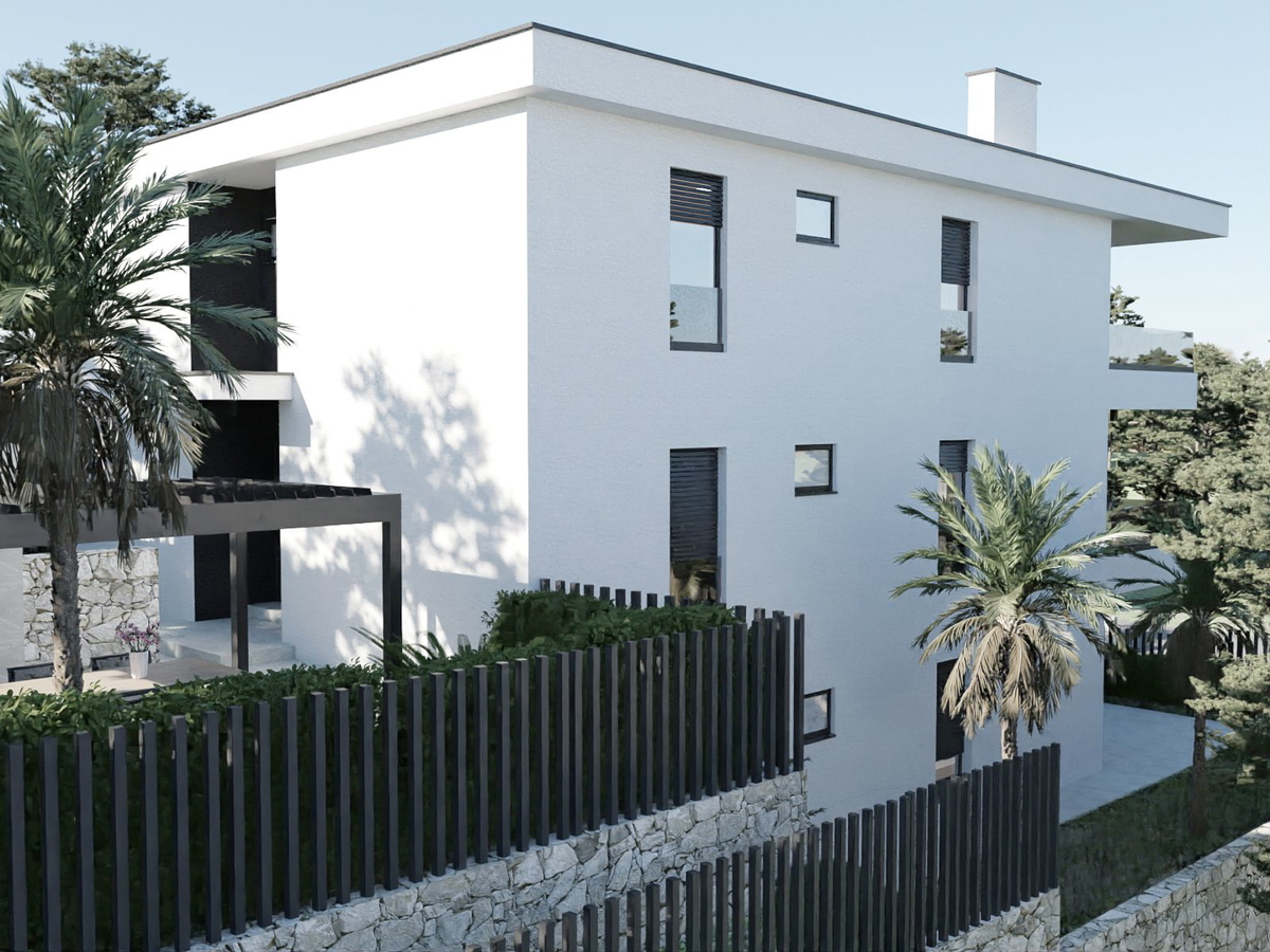 Moderen penthouse v bližini morja