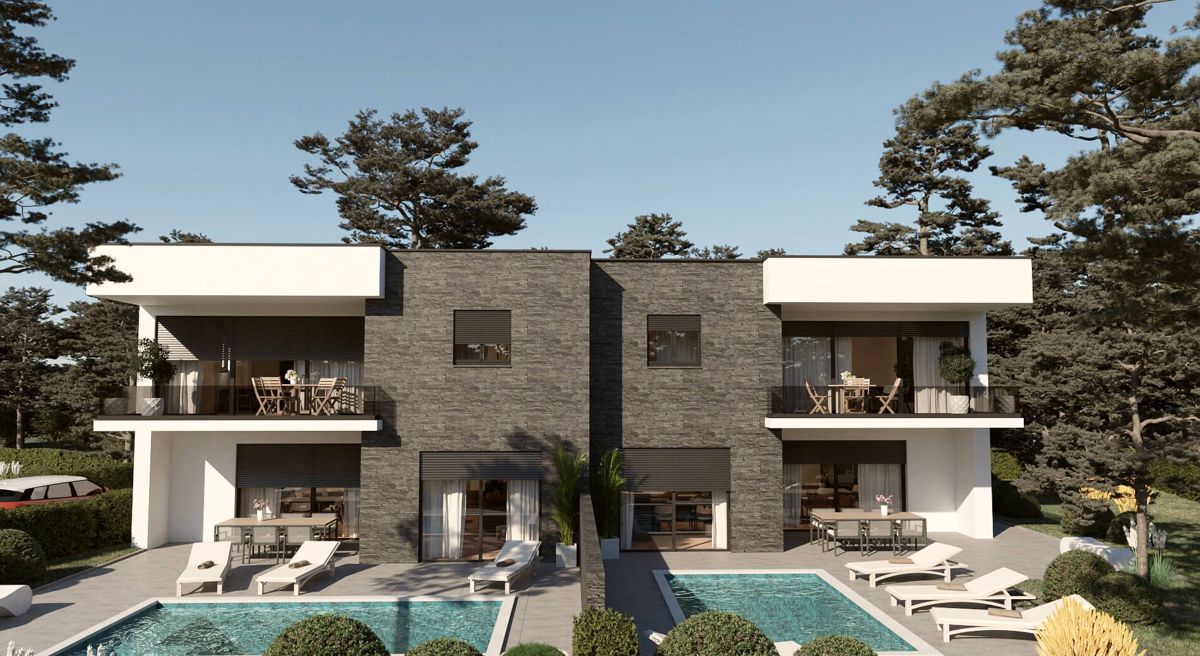 Luksuzno stanovanje 151 m² z bazenom in vrtom – 100 m od morja, Kraljevica