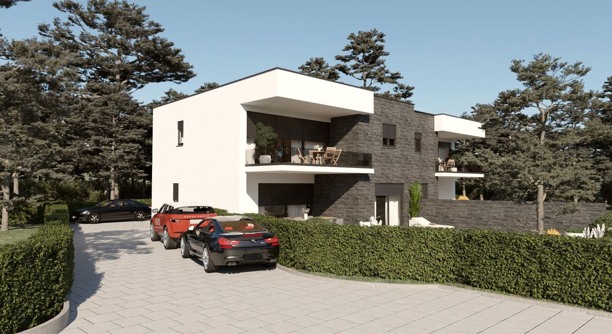 Luksuzno stanovanje 151 m² z bazenom in vrtom – 100 m od morja, Kraljevica