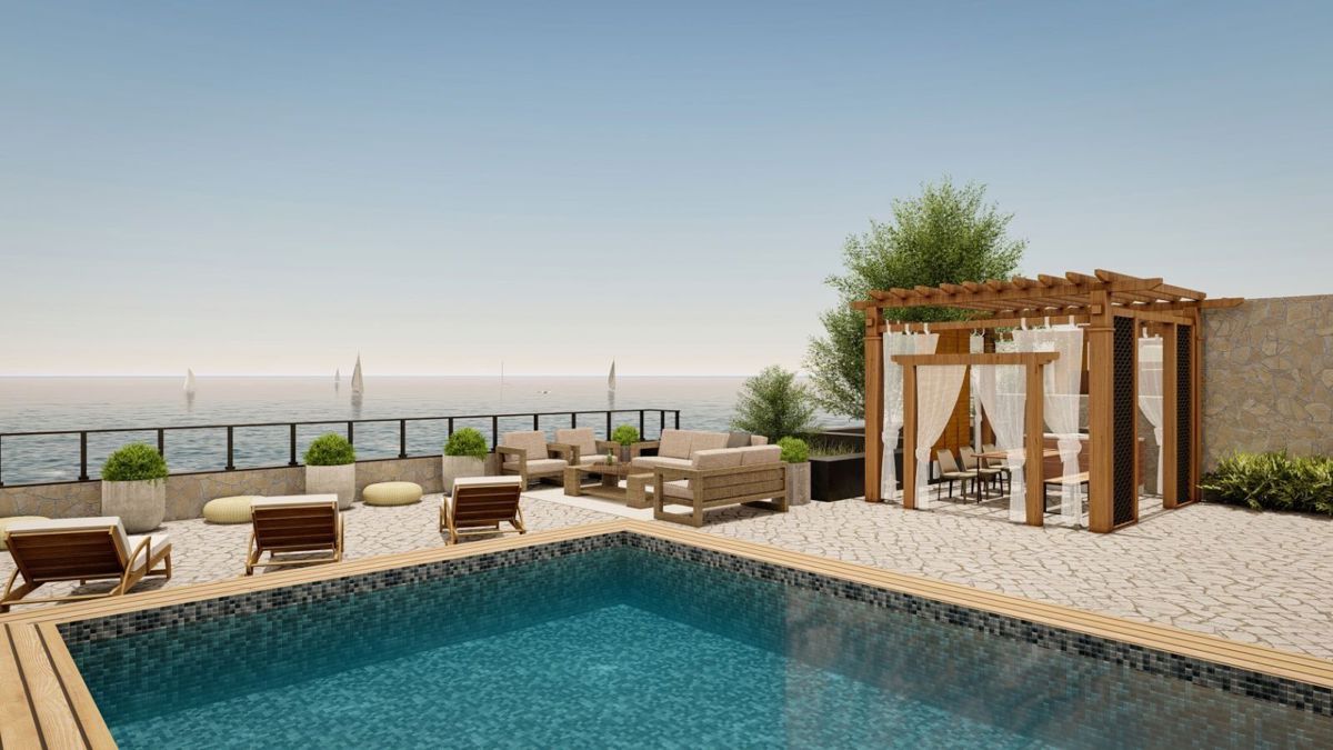Vrhunski apartma v novogradnji, prvva vrsta do morja - Stara Baška